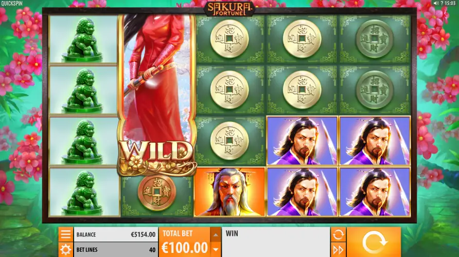 Automat Sakura Fortune od Quickspin