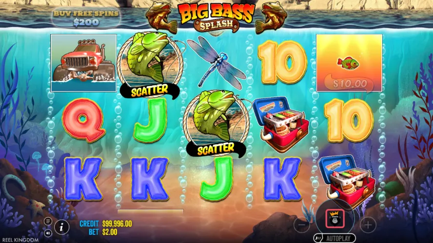 Zagraj w slot Big Bass Splash na prawdziwe pieniądze