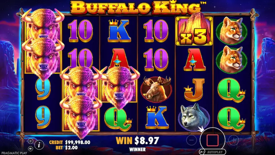 Slot Buffalo King za prawdziwe pieniądze od Pragmatic Play