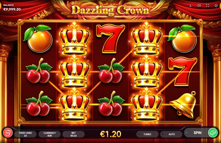 Zagraj w slot Dazzling Crown na prawdziwe pieniądze
