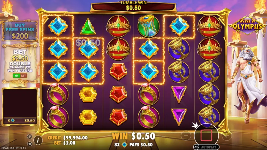 Zagraj w Gates of Olympus na prawdziwe pieniądze