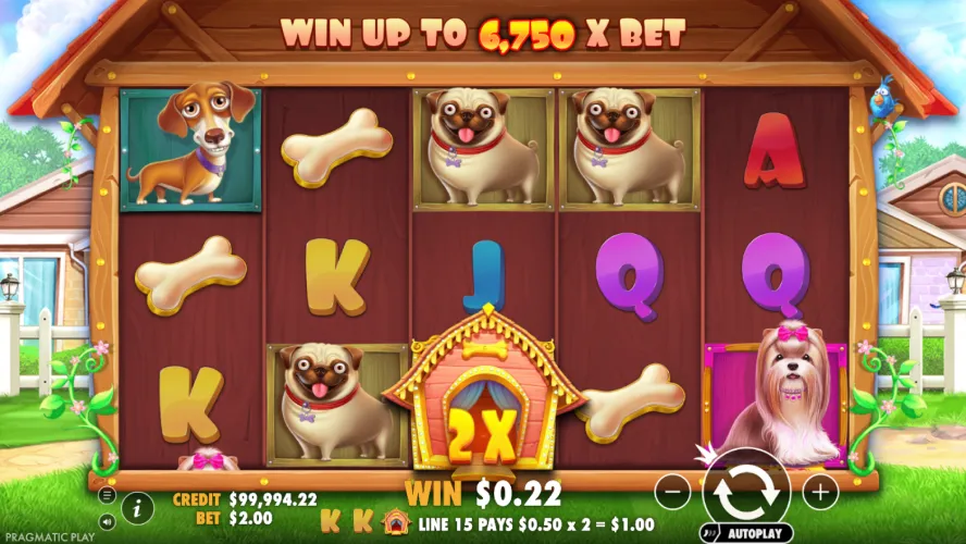 Zagraj w slot The Dog House na prawdziwe pieniądze