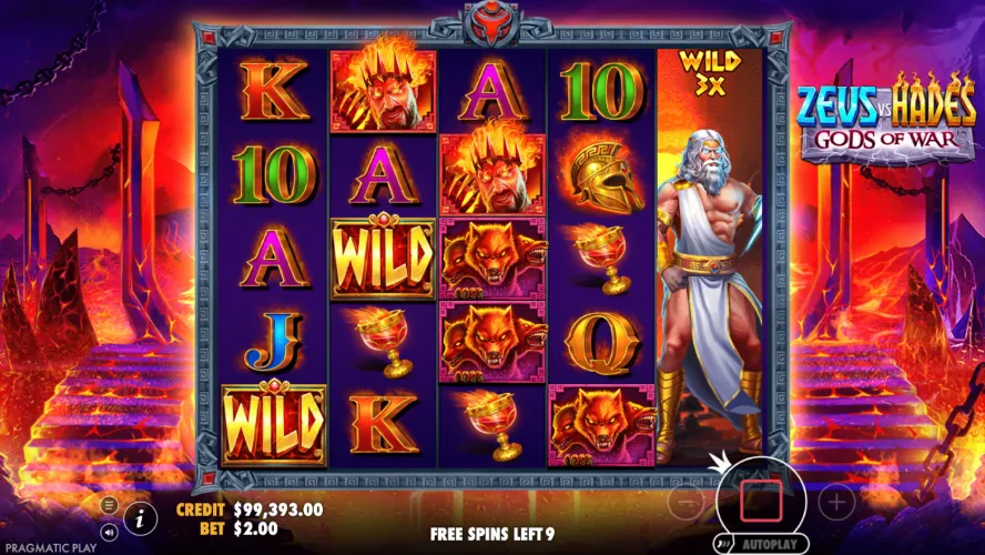 Zagraj w Zeus vs Hades Gods of War od Pragmatic Play